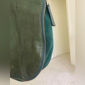 Green Fossil Crossbody Bag